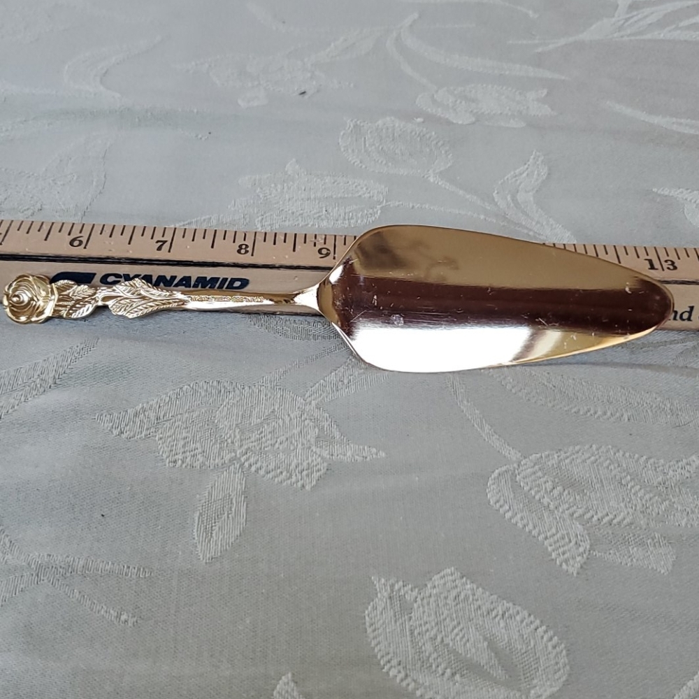 Gold-plated Dessert Server, Excellent!! - Picture 3 of 3